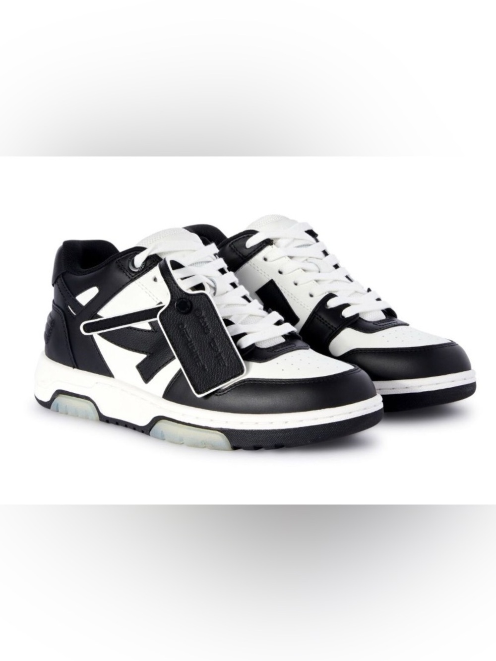 Off-White “Out of Office” Low Sneakers- White/Black Size EU 43